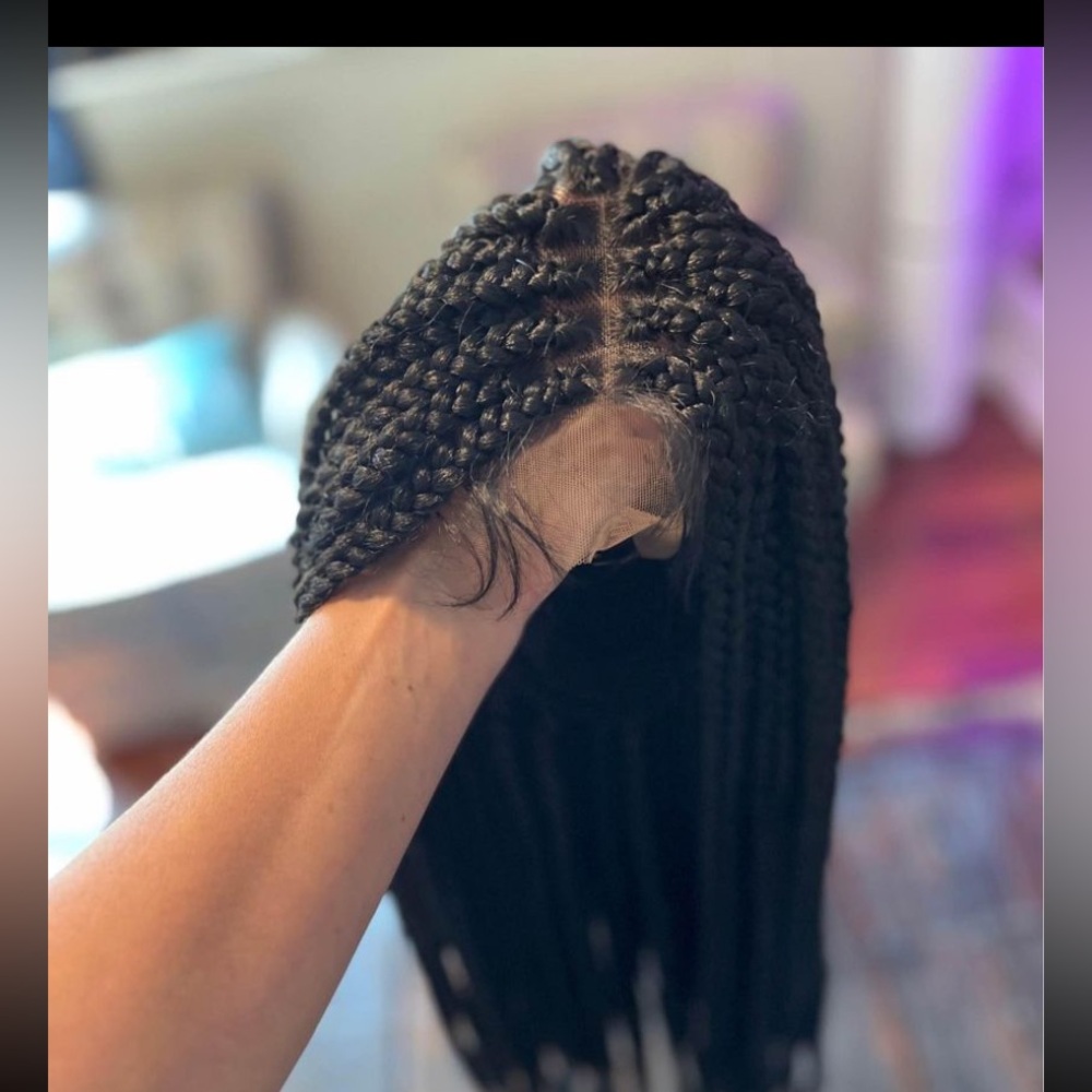 Fully braided wig